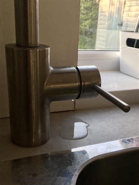 mixer tap leaking under sink|How to fix a leaking mixer tap leaking from the base